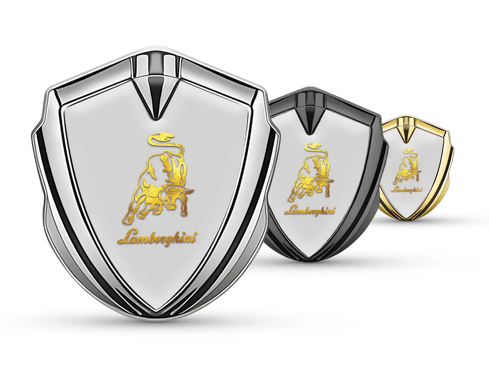 Lamborghini Emblem Metall Abzeichen High-End Stil Drift Design